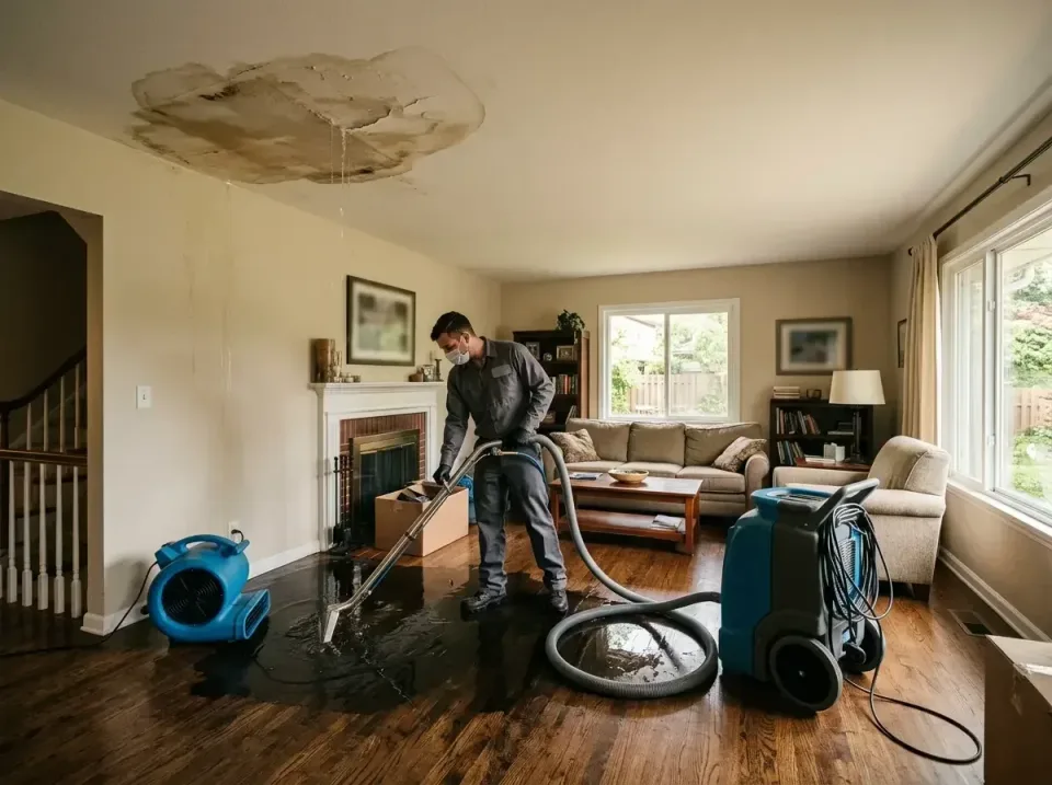 attic-pipe-burst-ceiling-drip-008 — frequently asked questions, Water Damage Restoration & Carpet Care in Oak Park Heights,…